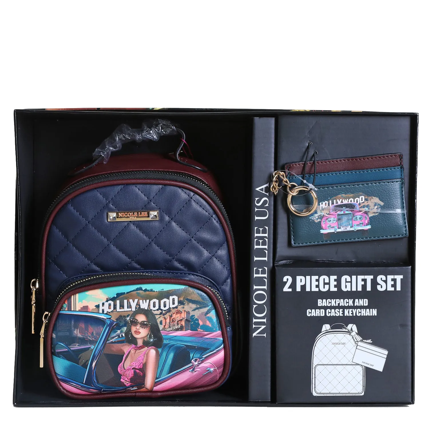 2 PIECE GIFT SET (Mini Backpack   Card Holder)