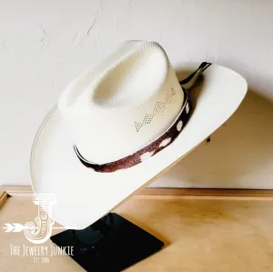 **Axis Deer Hair-on-Hide Leather Hat Band Only 951vv