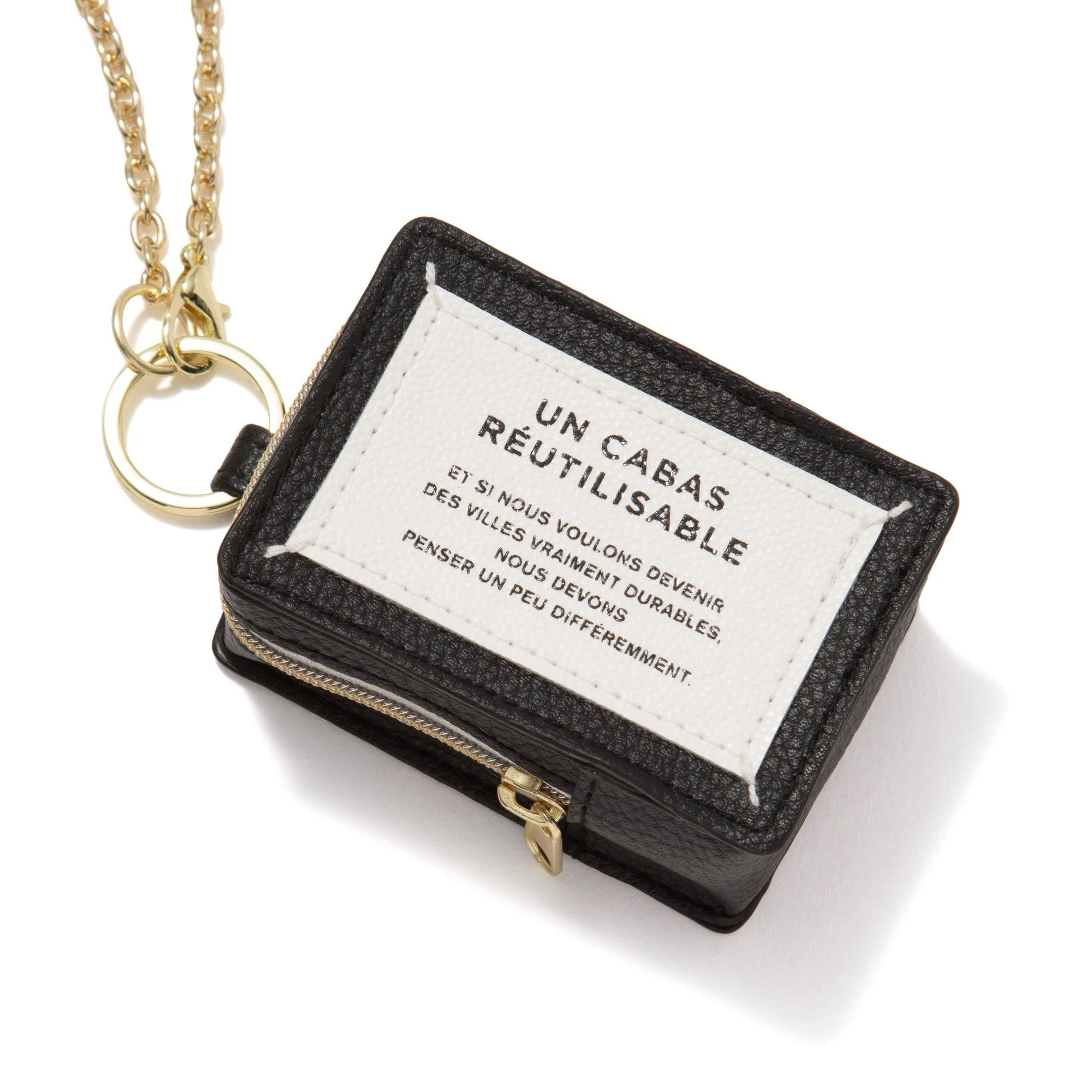 Bagcharm Ecobag Typo Black