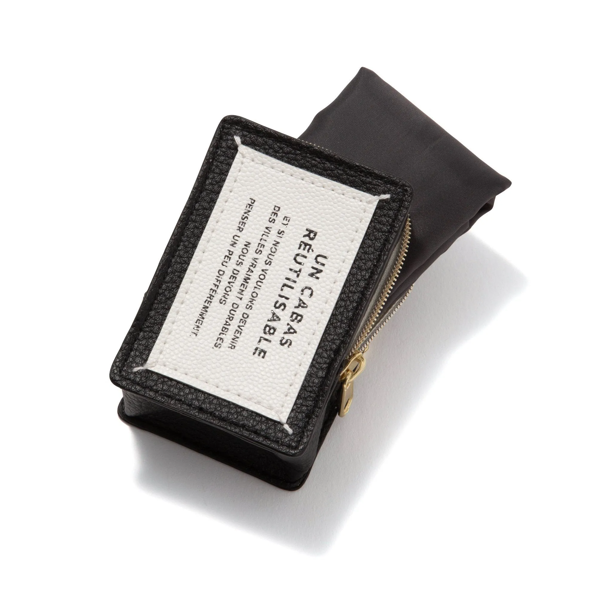 Bagcharm Ecobag Typo Black