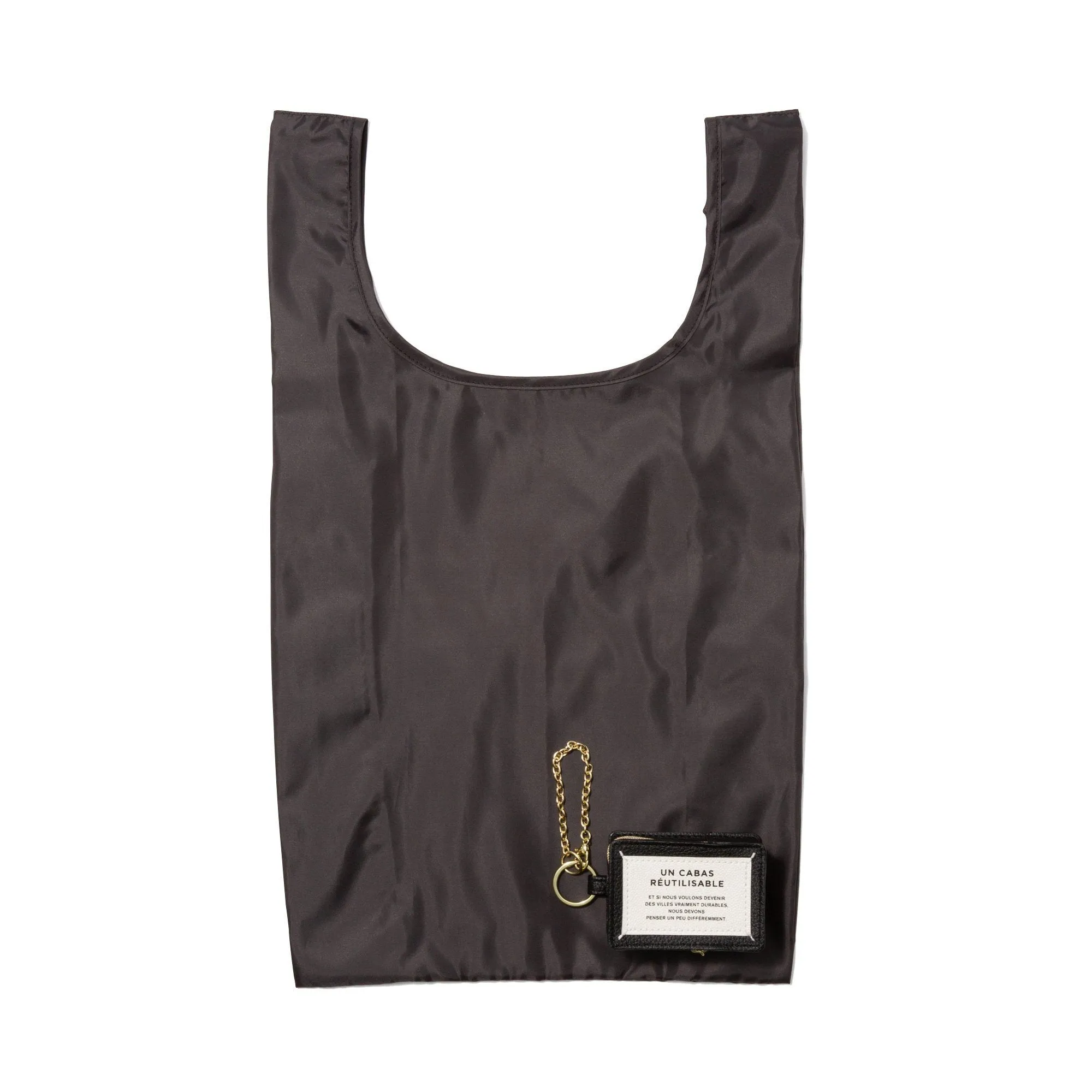 Bagcharm Ecobag Typo Black