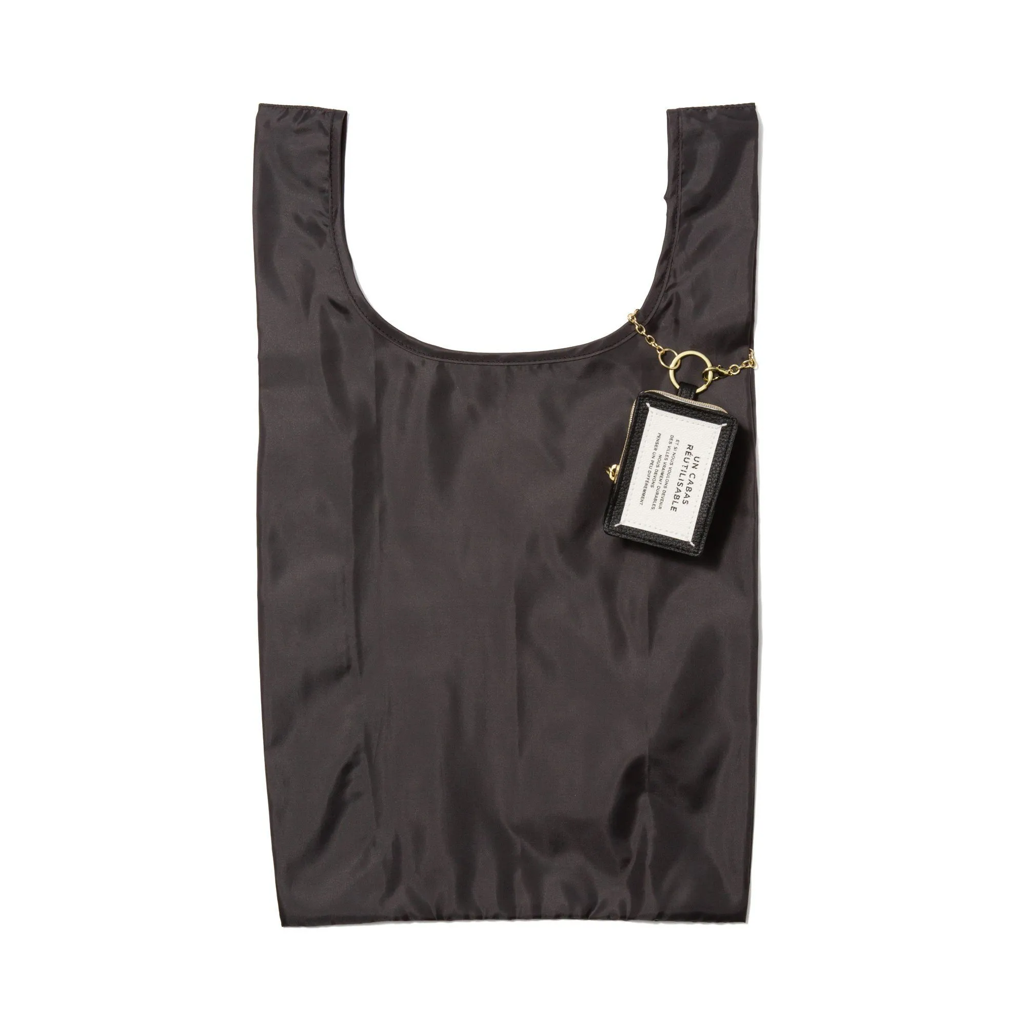 Bagcharm Ecobag Typo Black