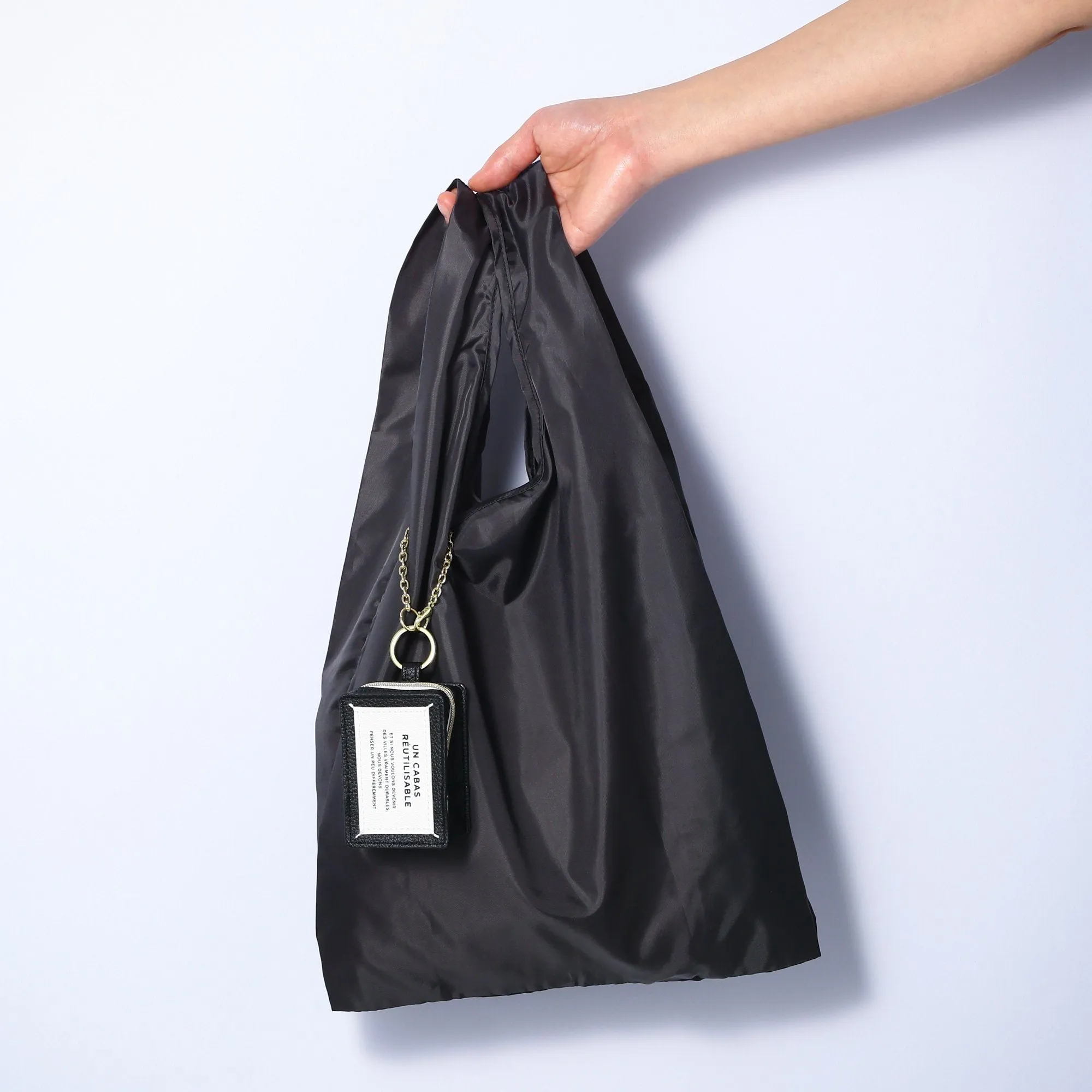 Bagcharm Ecobag Typo Black