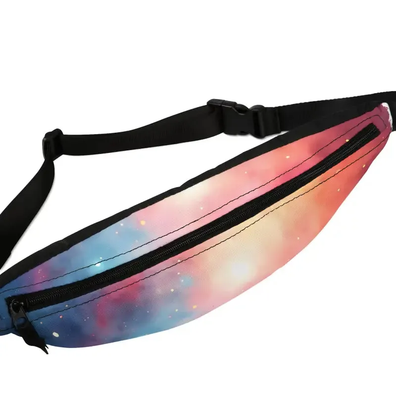 Bold Galaxy Print Fanny Pack for Festivals and Travel