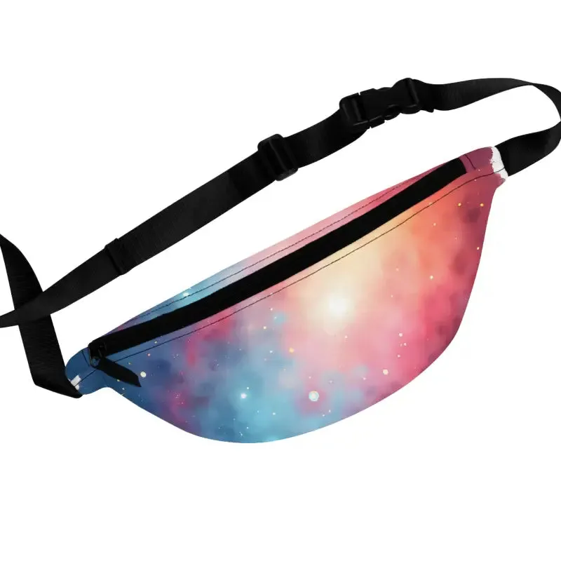Bold Galaxy Print Fanny Pack for Festivals and Travel