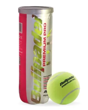 Bullpadel Premium Pro Padel Balls - 3 Ball Tube