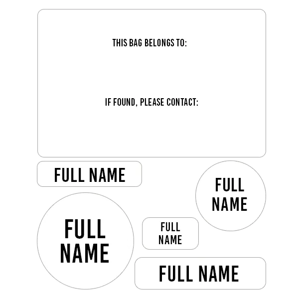 Camp Pack (154 Labels)