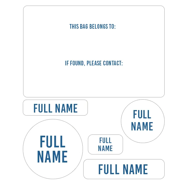 Camp Pack (154 Labels)