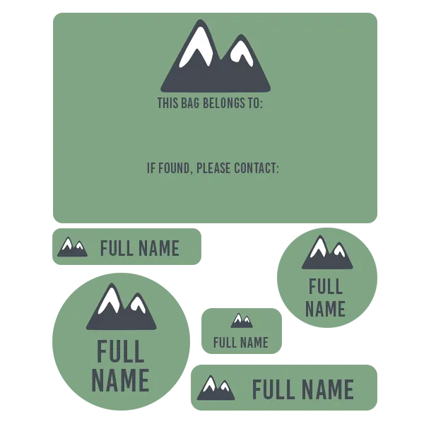 Camp Pack (154 Labels)