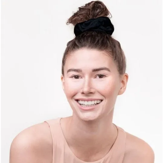Eco-Friendly Towel Scrunchies (Black)