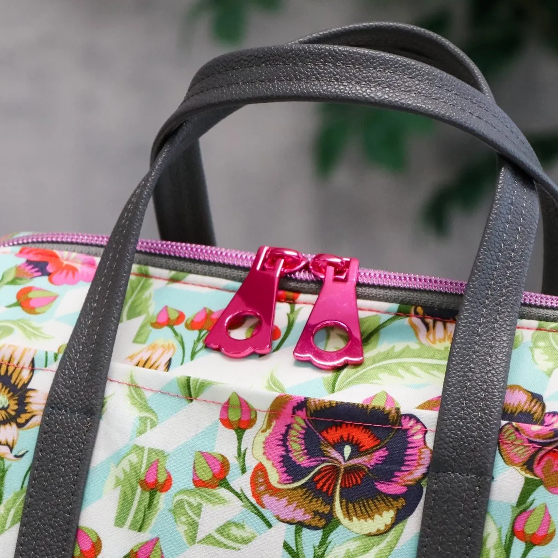 Four Tula Pink #5 Oversized Zipper Pulls