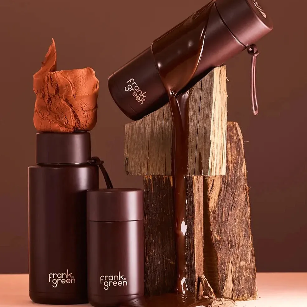 Frank Green Insulated Drink Bottle 1L - Chocolate