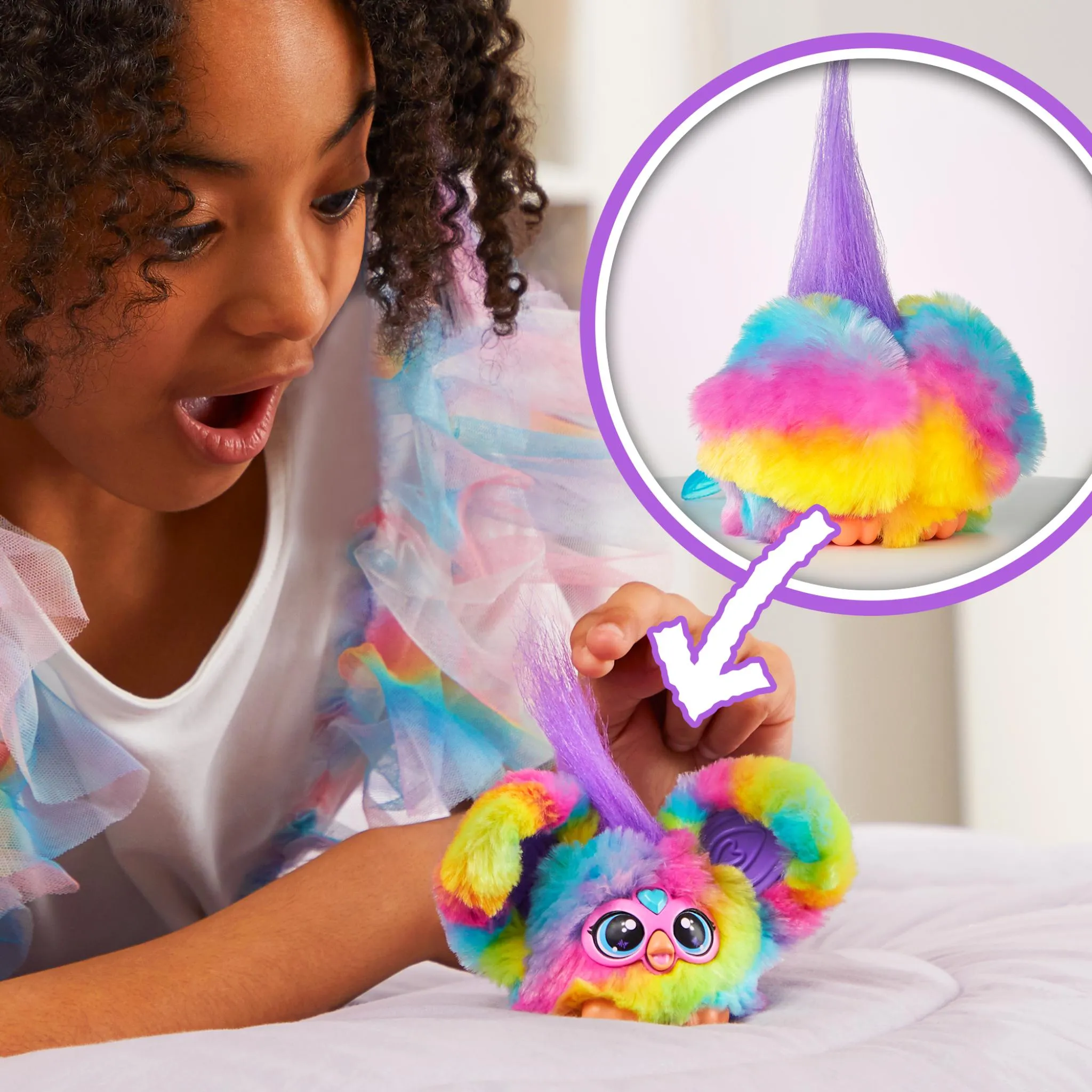 Furby Furblets Ray-Vee Electronica Mini Electronic Plush