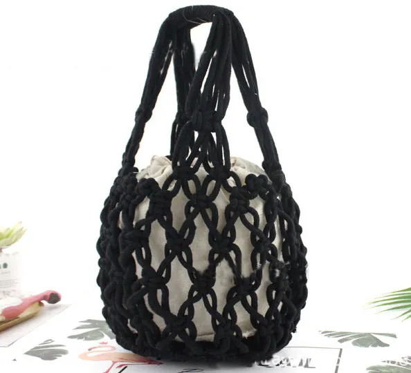 Hand-Held Cotton Women Bag
