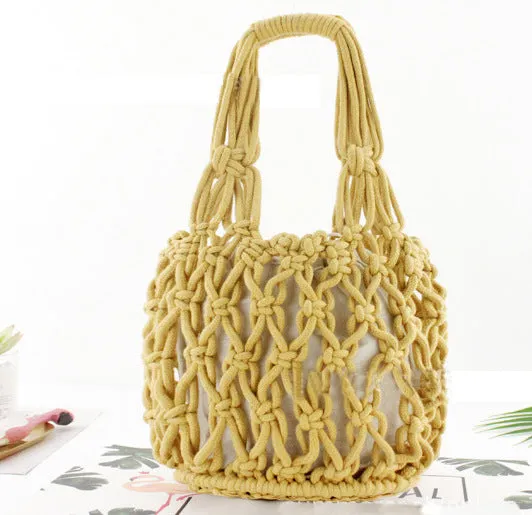 Hand-Held Cotton Women Bag