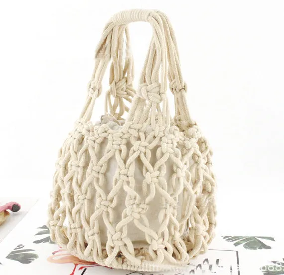 Hand-Held Cotton Women Bag