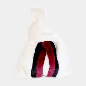 iLLASPARKZ Fluffy Faux Fur Slouchy Tote Bag