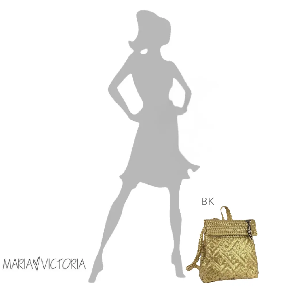 Maria Victoria | Flare BK | Upcycled, Handwoven, Backpack