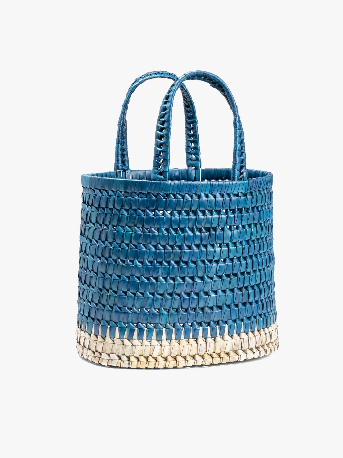 Market Basket Basket Large - Dark Blue