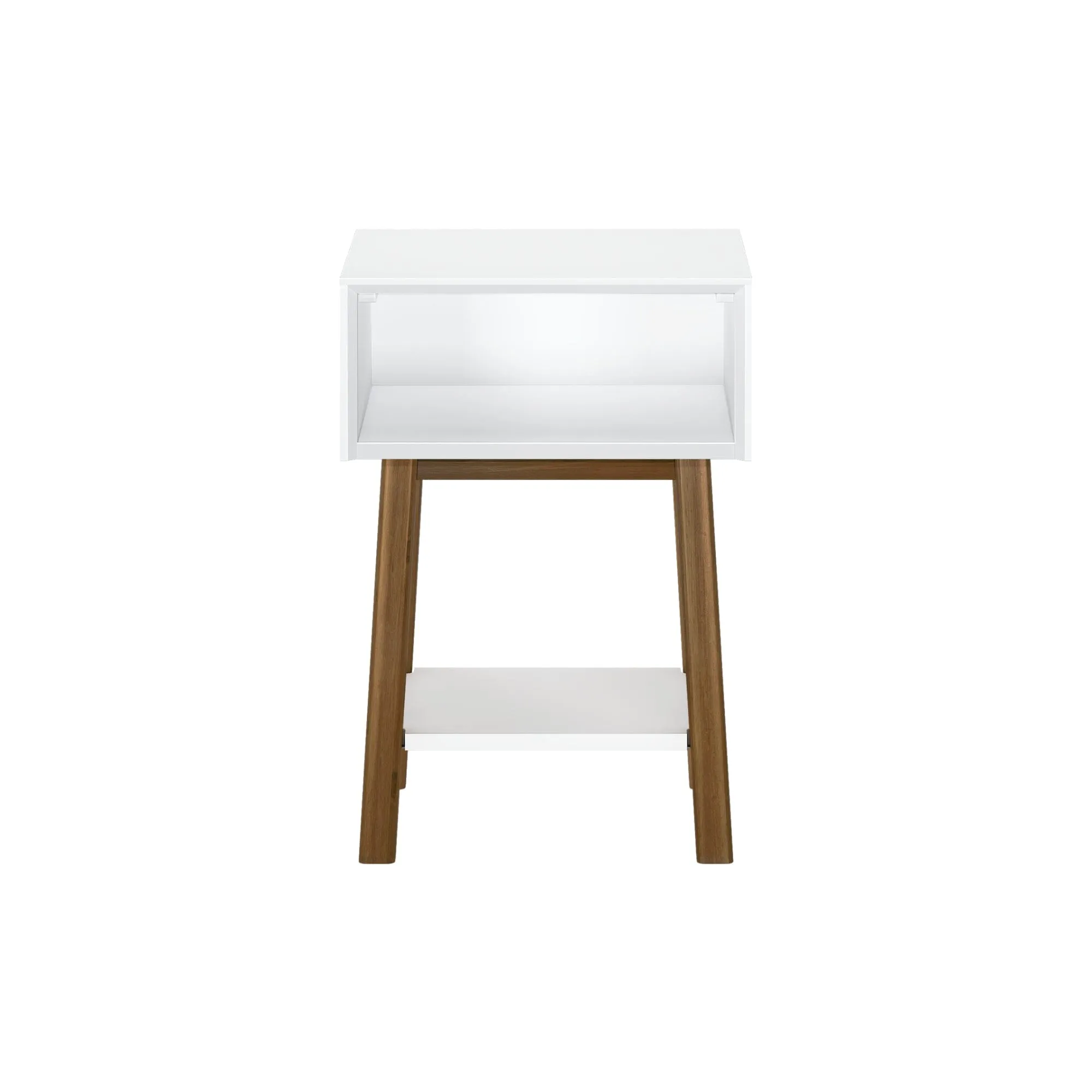 Mid-Century Modern Cubby Nightstand