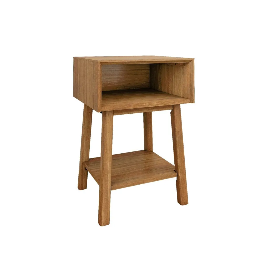 Mid-Century Modern Cubby Nightstand