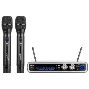 Supersonic UHF Dual Channel Wireless Microphone